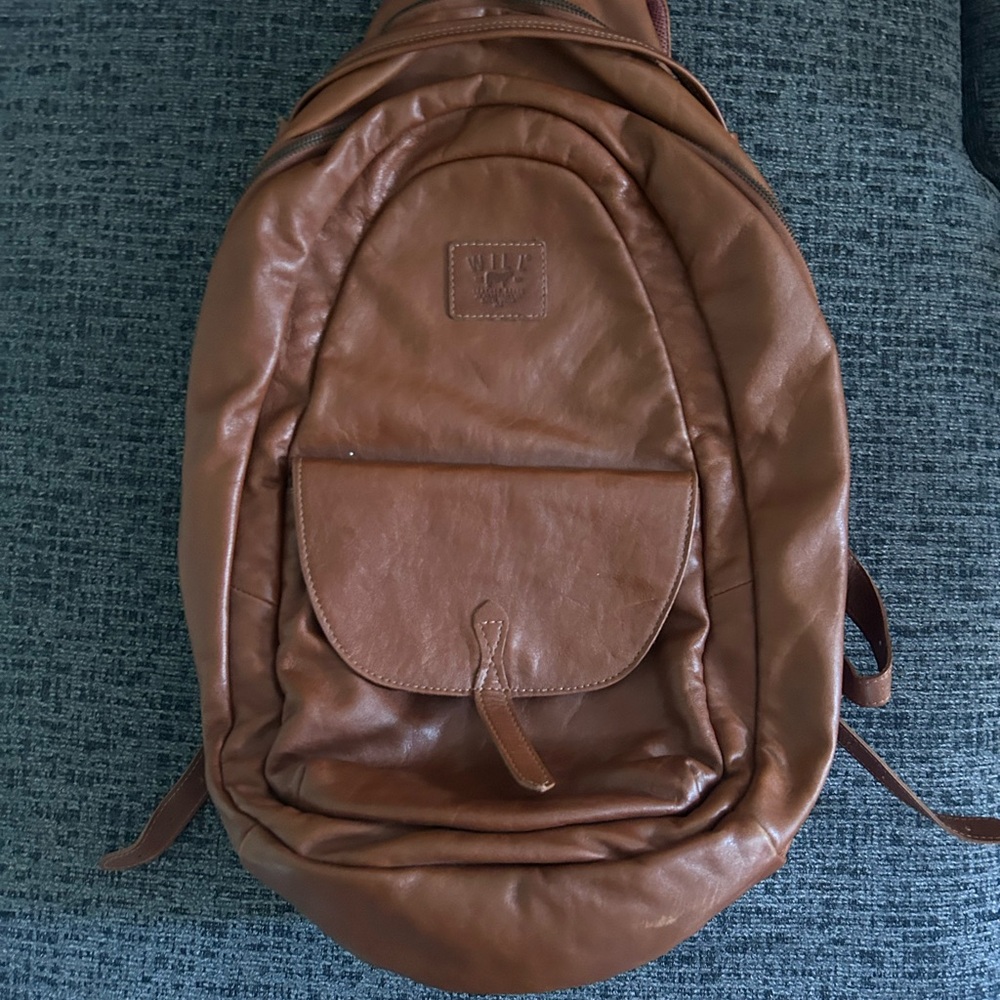 Will Leather Goods Brown Backpack